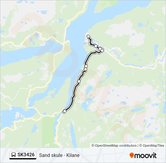 SK3426 Bus Line Map