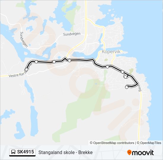 SK4915 bus Line Map