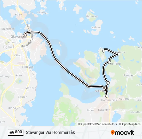 800 Ferry Line Map