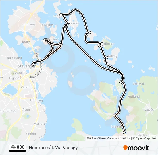 800 Ferry Line Map