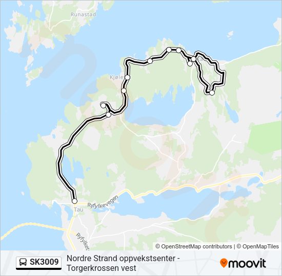 SK3009 Bus Line Map