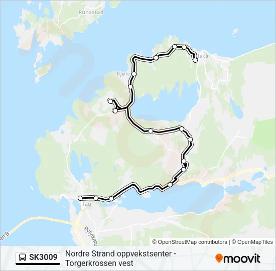 SK3009 Bus Line Map