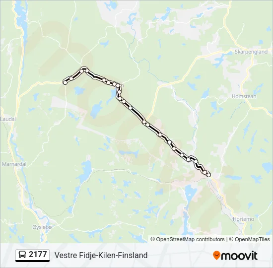 2177 Bus Line Map