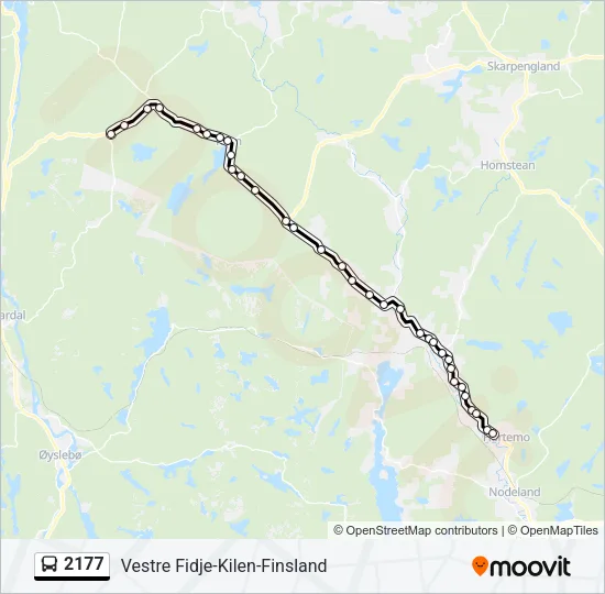 2177 Bus Line Map