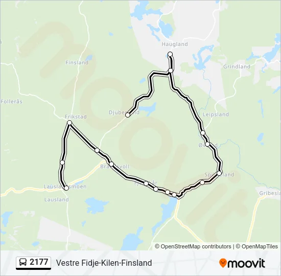 2177 Bus Line Map