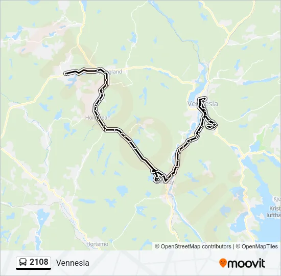2108 Bus Line Map