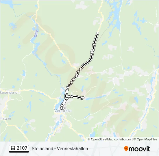 2107 Bus Line Map