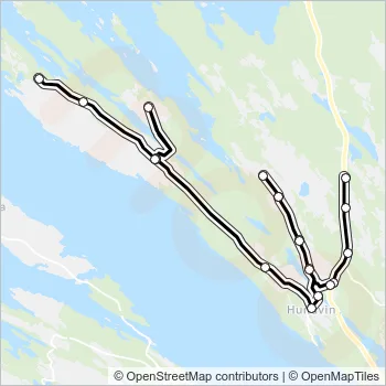 304 Bus Line Map