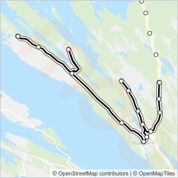 304 Bus Line Map