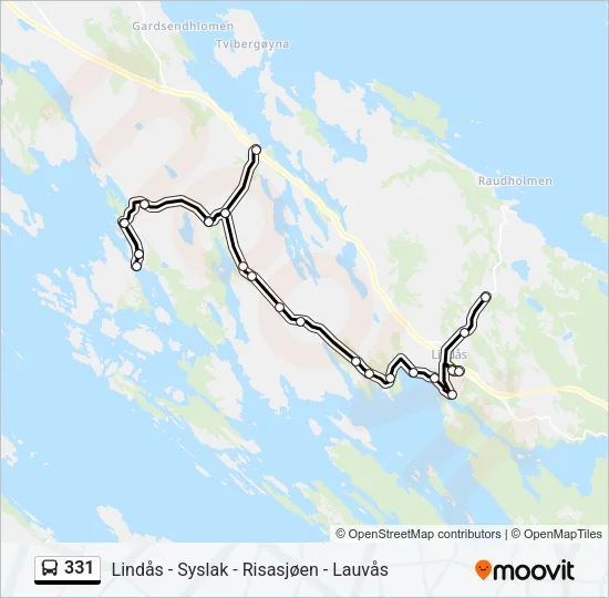 331 Bus Line Map