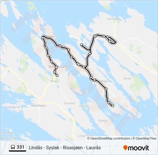 331 Bus Line Map