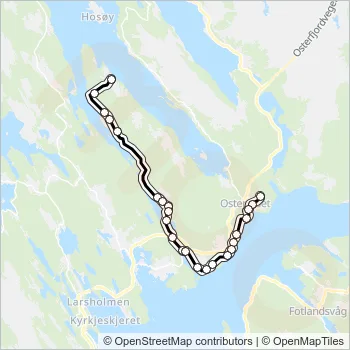 343 Bus Line Map