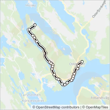 343 Bus Line Map