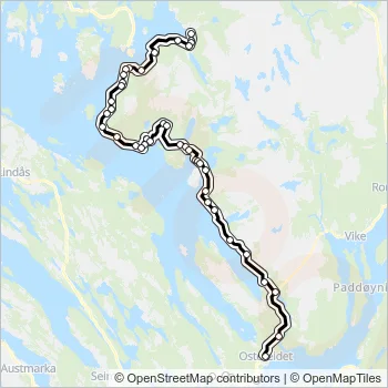 345 Bus Line Map