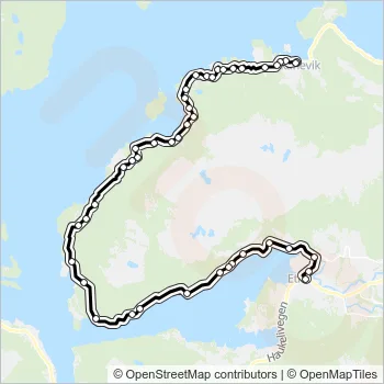 641 Bus Line Map