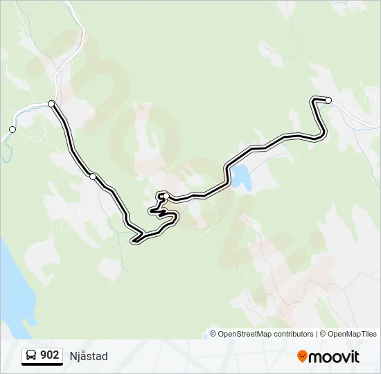 902 Bus Line Map