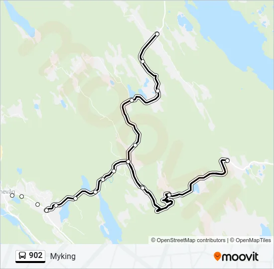 902 Bus Line Map