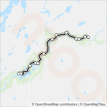 922 Bus Line Map