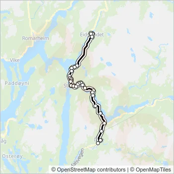 922 Bus Line Map