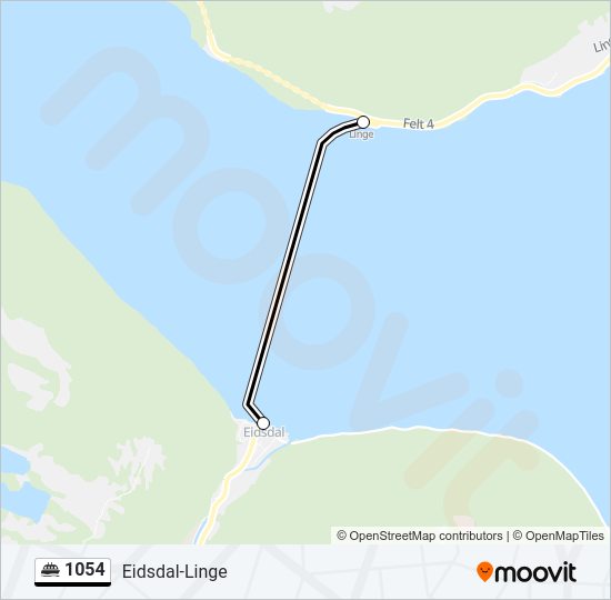 1054 ferry Line Map