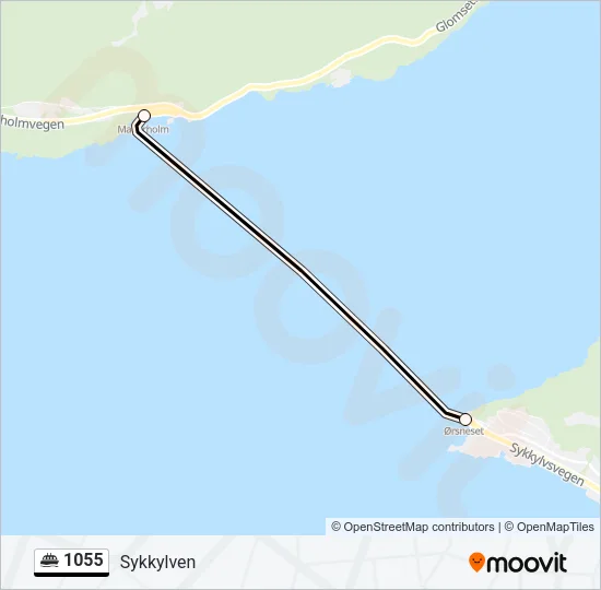 1055 Ferry Line Map