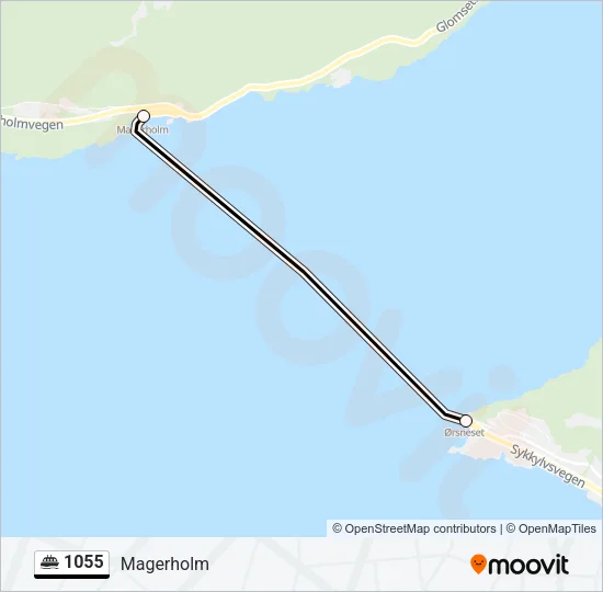 1055 Ferry Line Map