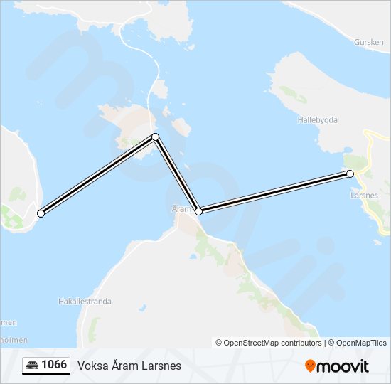 1066 ferry Line Map