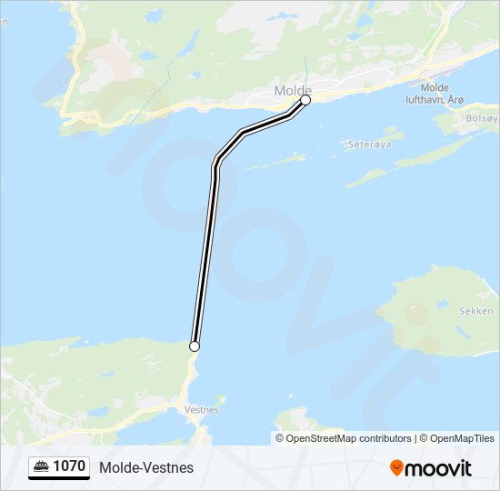 1070 ferry Line Map