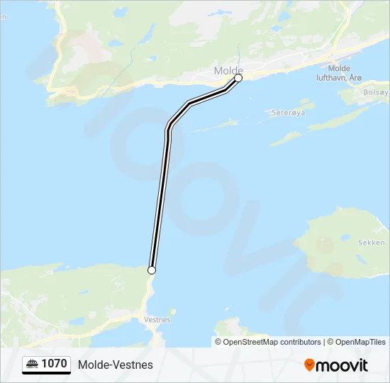 1070 Ferry Line Map