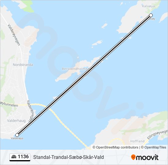 1136 ferry Line Map