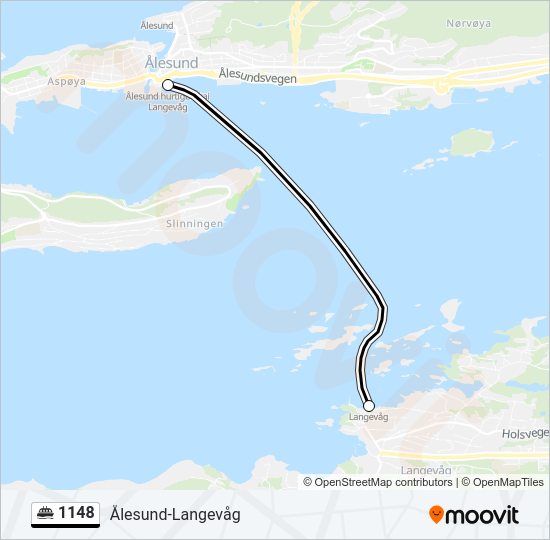 1148 ferry Line Map