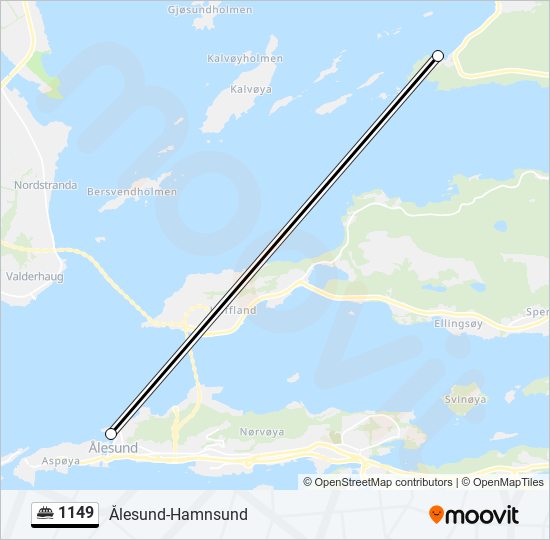 1149 ferry Line Map