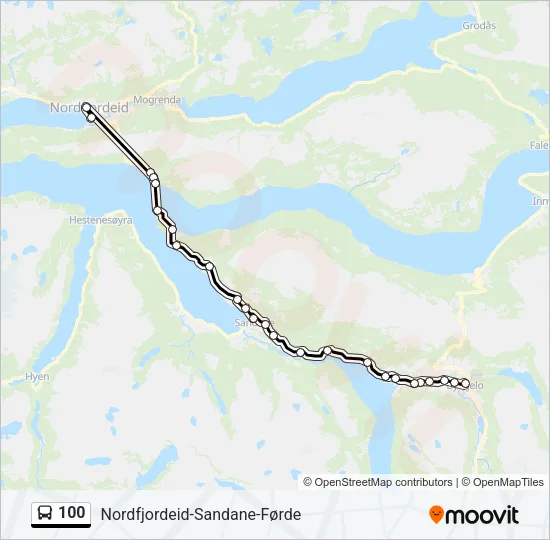 100  Line Map