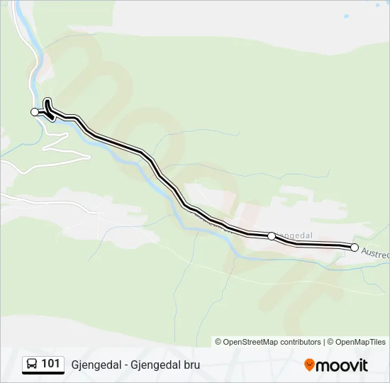 101 Bus Line Map