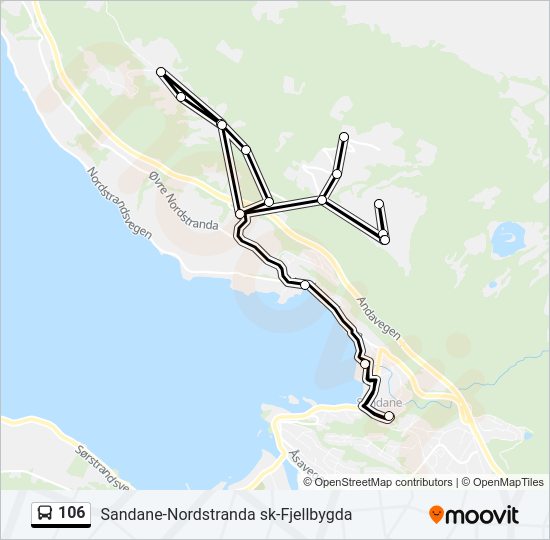 106  Line Map