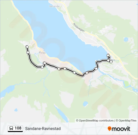 108  Line Map