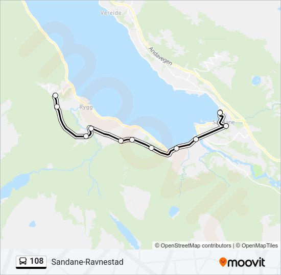108 Bus Line Map