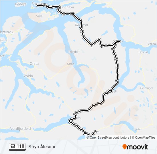 110  Line Map