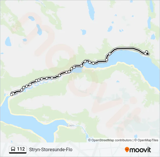 112 Bus Line Map
