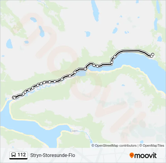 112 Bus Line Map