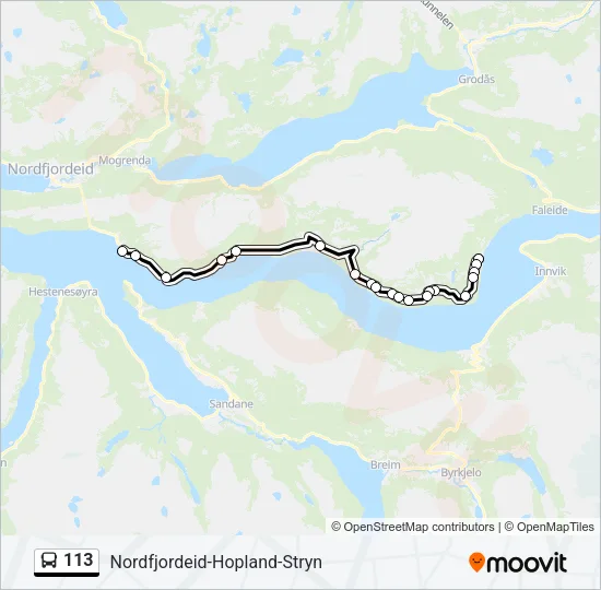 113  Line Map