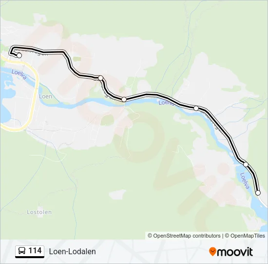 114  Line Map