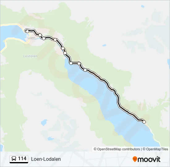 114  Line Map