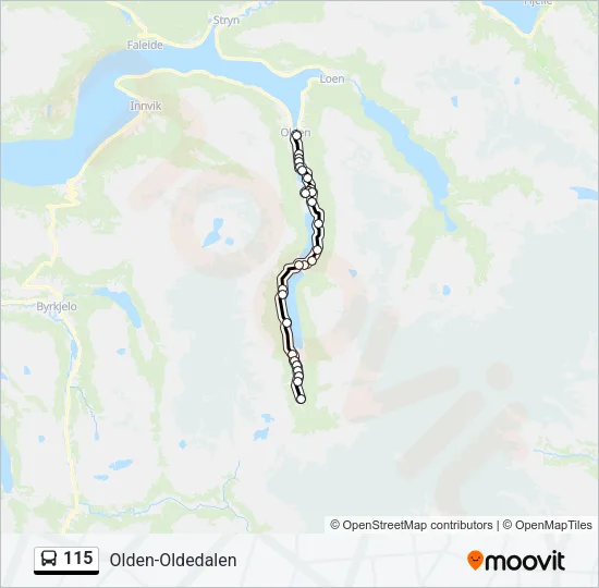 115  Line Map