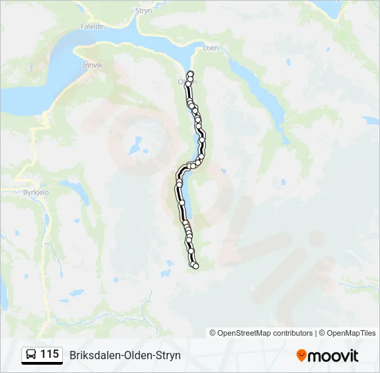 115  Line Map