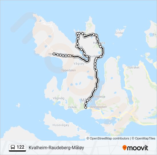 122 Bus Line Map