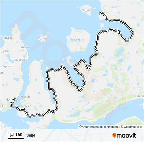 160  Line Map