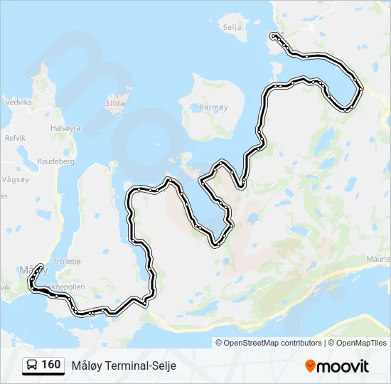 160  Line Map
