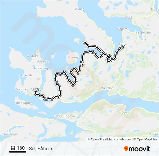 160  Line Map