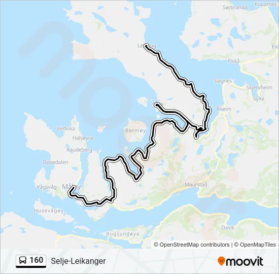 160  Line Map